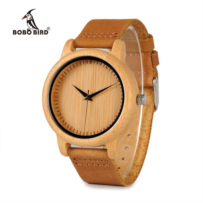 BOBO BIRD Timepieces Bamboo Couples Watches Lovers Handmade Natural Wood Luxury Wristwatches Ideal Gifts Items OEM Drop Shipping