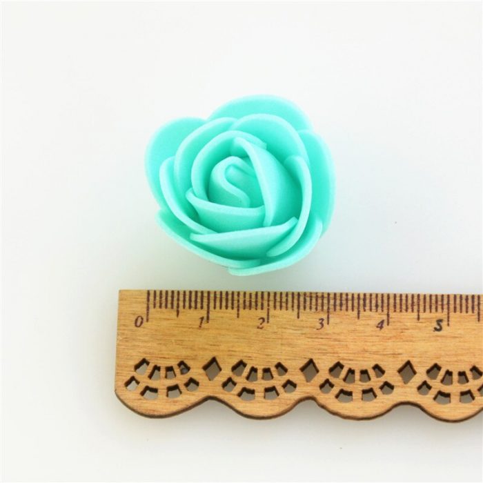 100pcs/lot Mini PE Foam Rose Flower Head Artificial Rose Flowers Handmade DIY Wedding Home Decoration Festive & Party Supplies