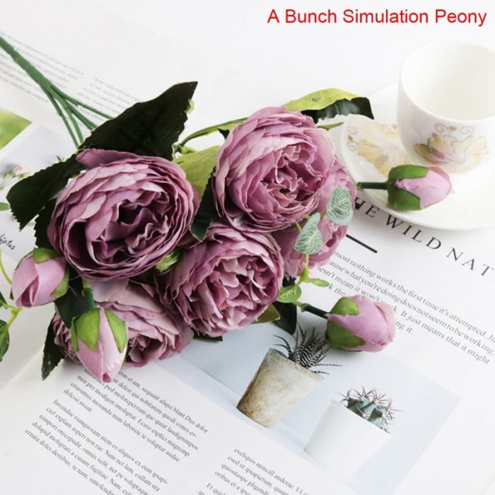 1 bouquet Provence Lavender Artificial Flowers High Quality Flower For Home Decor Grain Decorative Fake Plant silk flowers